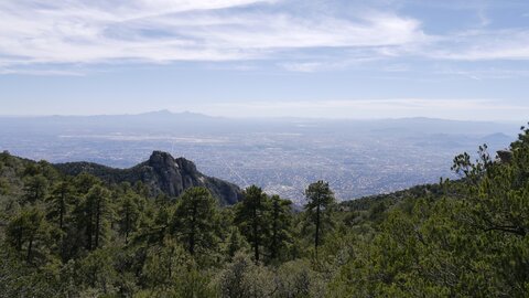 USA oct nov 2018, _1230091 Depuis mont Kimball  2212m   Fingers Rock  nord de Tucson