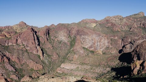 USA oct nov 2018, _1230611 retouche Vue vers le Nord  depuis Arch Canyon  1175m   Organ Pipe Cactus NM