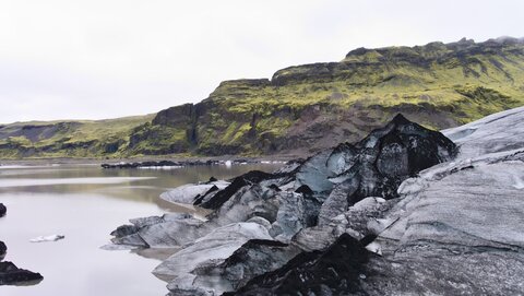 Islande, juin 20108, _1200194 raw Langue glaciaire du Soleilhmajokull