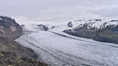 Islande, juin 20108, _1200338 raw Skaftafellsjokull depuis Glama  650m 