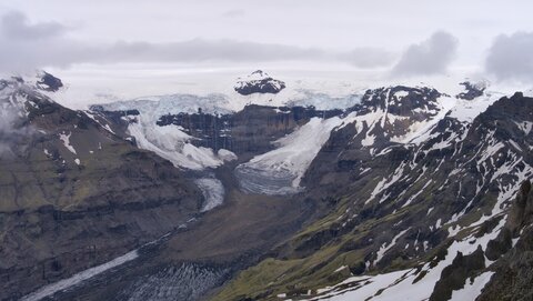 Islande, juin 20108, _1200358 raw Vue sur Morsarjokull depuis Kristinatindar  1126m 