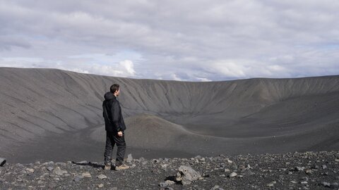 Islande, juin 20108, _1200875 retouche Cratère Hverfjall  452m 