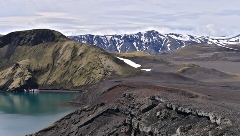 Islande, juin 20108, _1210339 raw Cratère quelques km à l’Est de Frostastadavatn  et au Nord de Landmannalaugar sur la F208