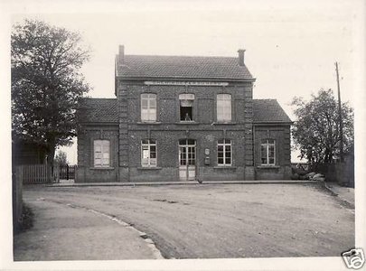 cartes postales anciennes St Venant et env., la gare 04