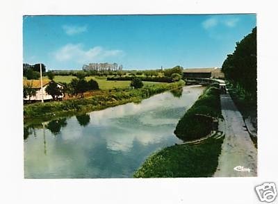 cartes postales anciennes St Venant et env., la lys et la busnes