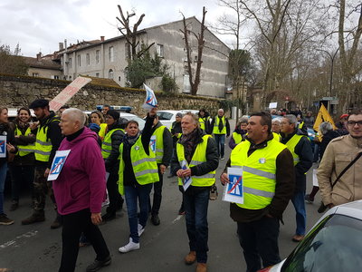 Castres - 4/03/2019 : Mobilisation visite Ministre des Transports, 20190304_153831