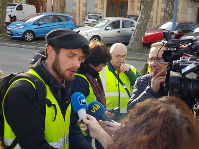 Castres - 4/03/2019 : Mobilisation visite Ministre des Transports, 20190304_163446