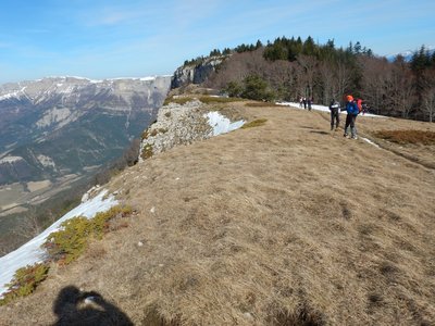 Vercors 2019 le  25 Février Le tour des crêtes de Vassieux, DSCN9078