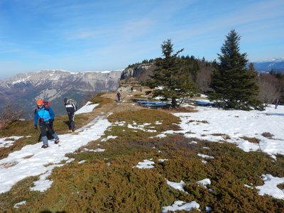 Vercors 2019 le  25 Février Le tour des crêtes de Vassieux, DSCN9079
