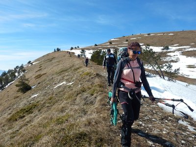 Vercors 2019 le  25 Février Le tour des crêtes de Vassieux, DSCN9092