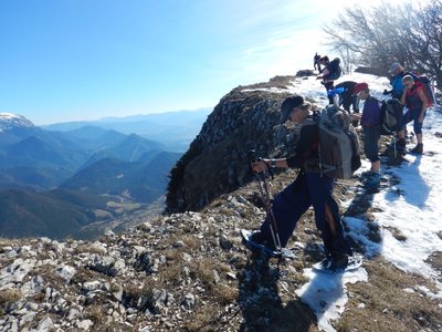 Vercors 2019 le  25 Février Le tour des crêtes de Vassieux, DSCN9112