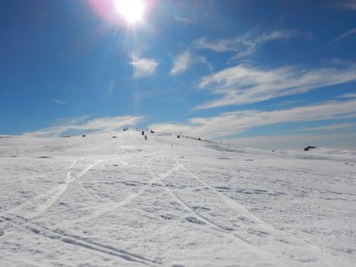 Vercors 2019 le 26 Février Le Cabane du pré Peyret depuis station de Rousset, DSCN9160