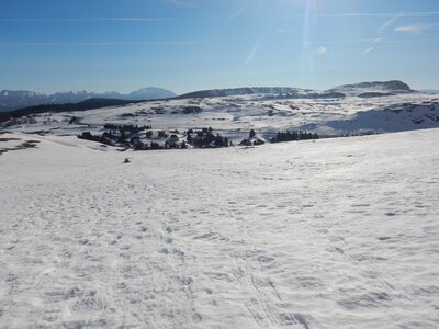 Vercors 2019 le 28 Février Le refuge de Tubanet depuis Fond d'Urle, DSCN9222