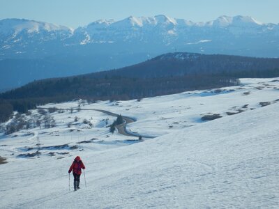 Vercors 2019 le 28 Février Le refuge de Tubanet depuis Fond d'Urle, DSCN9224