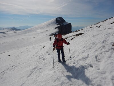 Vercors 2019 le 28 Février Le refuge de Tubanet depuis Fond d'Urle, DSCN9243