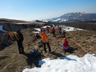 Vercors 2019 le 28 Février Le refuge de Tubanet depuis Fond d'Urle, DSCN9308