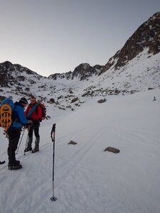 Caf 47 Alpinisme Andorre Goulotte Dels Mussols  au pic de Bony Envalira, DSCN9381