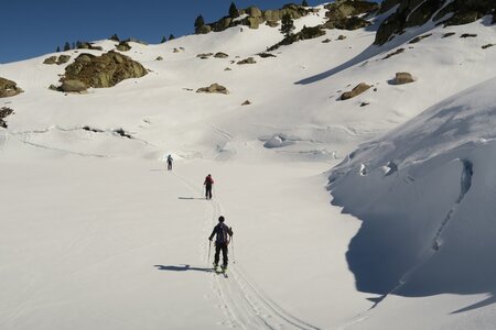 Raid ski de rando Encantats 2019, Samedi 23 mars : dernier jour du raid, toujours sous le soleil :-)