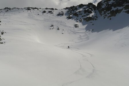 Raid ski de rando Encantats 2019, Belles traces n'est-ce pas ?