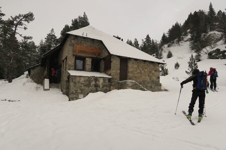 Raid ski de rando Encantats 2019, Refuge d'Estany Llong