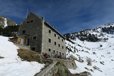 Raid ski de rando Encantats 2019, Refuge de Restanca