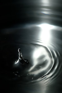 Gouttes d'eau, Glace