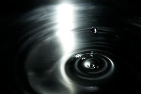 Gouttes d'eau, Lévitation