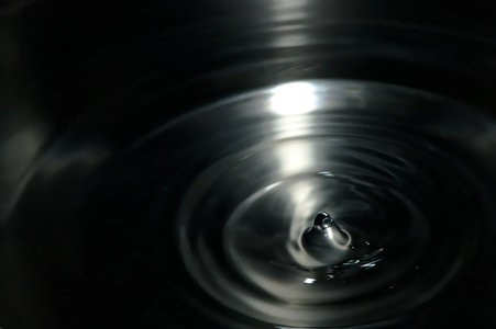 Gouttes d'eau, Ondulation