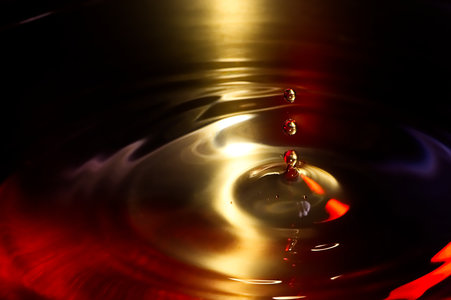 Gouttes d'eau, Perles de feu
