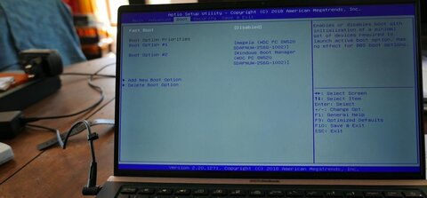 problème Zenbook, écran_de_boot