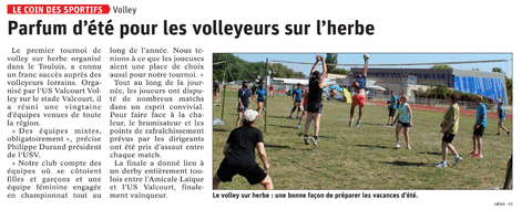 Tournoi USV 2019, Tournoi USV 2019  1 