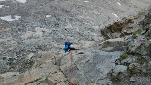 Arête ouest Pointe des Aigles, P1170060