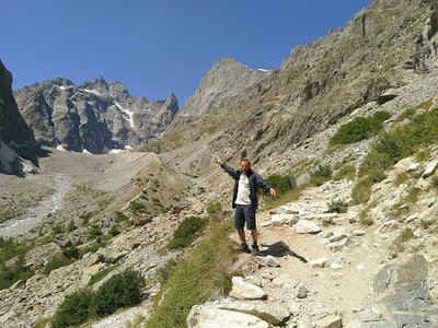glacier-blanc, le glacier-noir