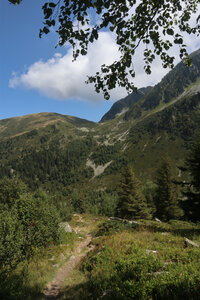 2019-0826 GR 738, Le sentier vers le col de la Perrière