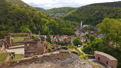 0545 voyage à Römerberg pour le 50 ième anniversaire du 11 au 13 mai 2019, 001 ruine de Wachtenburg