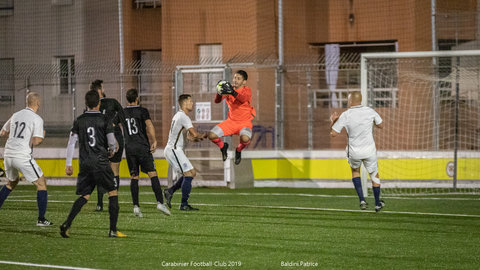 Match 7 octobre 19 Carabiniers/Vinci construction (3à7), 8 octobre 2019  43 sur 80 