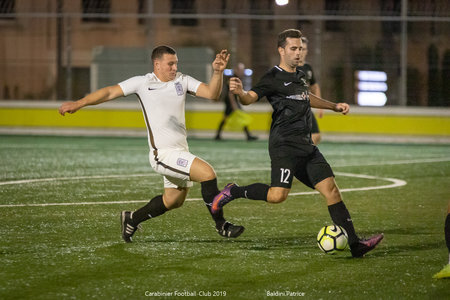 Match 7 octobre 19 Carabiniers/Vinci construction (3à7), 8 octobre 2019  54 sur 80 