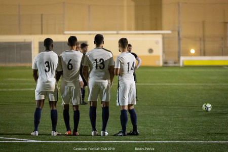 Match 7 octobre 19 Carabiniers/Vinci construction (3à7), 8 octobre 2019  60 sur 80 