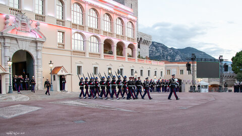 Carabiniers du Prince- Fête Nationale-Répétition, répétion F.N. 2019  24 