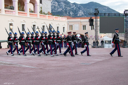 Carabiniers du Prince- Fête Nationale-Répétition, répétion F.N. 2019  25 