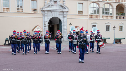 Carabiniers du Prince- Fête Nationale-Répétition, répétion F.N. 2019  37 