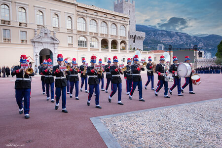 Carabiniers du Prince- Fête Nationale-Répétition, répétion F.N. 2019  41 