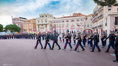 Carabiniers du Prince- Fête Nationale-Répétition, répétion F.N. 2019  57 