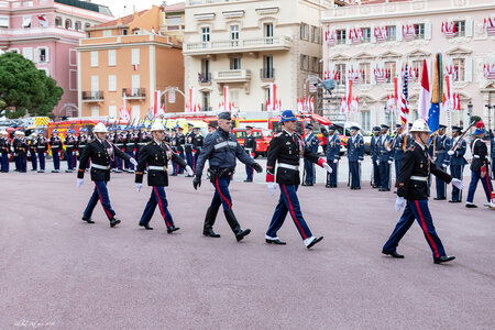 Carabiniers du Prince- Fête Nationale-Répétition, répétion F.N. 2019  61 