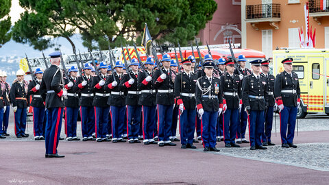 Carabiniers du Prince- Fête Nationale-Répétition, répétion F.N. 2019  62 