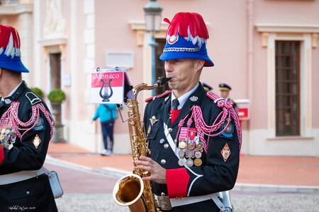 Carabiniers du Prince- Fête Nationale-Répétition, répétion F.N. 2019  66 