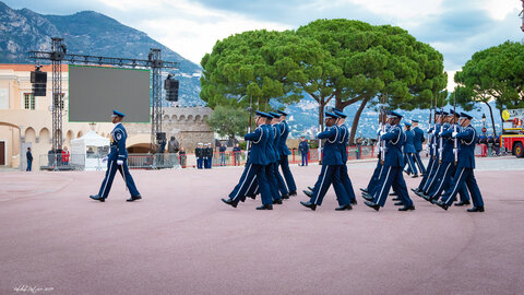 Carabiniers du Prince- Fête Nationale-Répétition, répétion F.N. 2019  68 