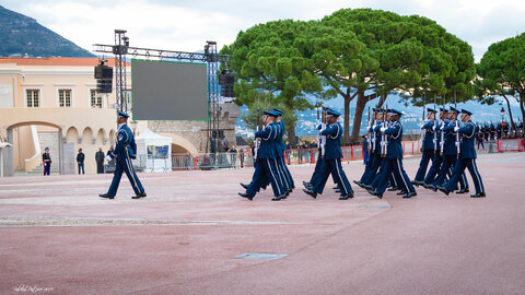 Carabiniers du Prince- Fête Nationale-Répétition, répétion F.N. 2019  70 