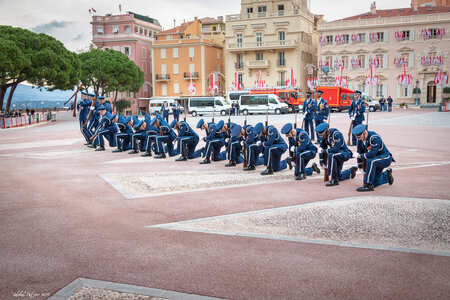 Carabiniers du Prince- Fête Nationale-Répétition, répétion F.N. 2019  78 