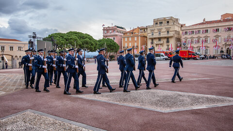 Carabiniers du Prince- Fête Nationale-Répétition, répétion F.N. 2019  82 